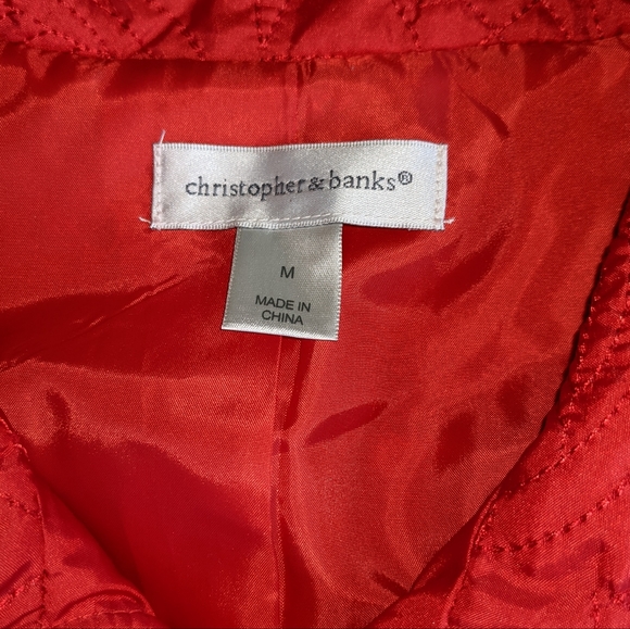 Christopher & Banks Polyester Embroidered Vest - Picture 4 of 6